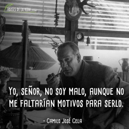 100 Frases de Camilo José Cela El escritor con claroscuros Con Imágenes