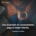 Frases para estudiar, frases de Benjamin Franklin