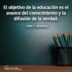 Frases para estudiar, frases de John F. Kennedy