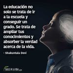 Frases para estudiar, frases de Shakuntala Devi