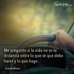 Frases sobre distancia, frases de Gonzalo Moure