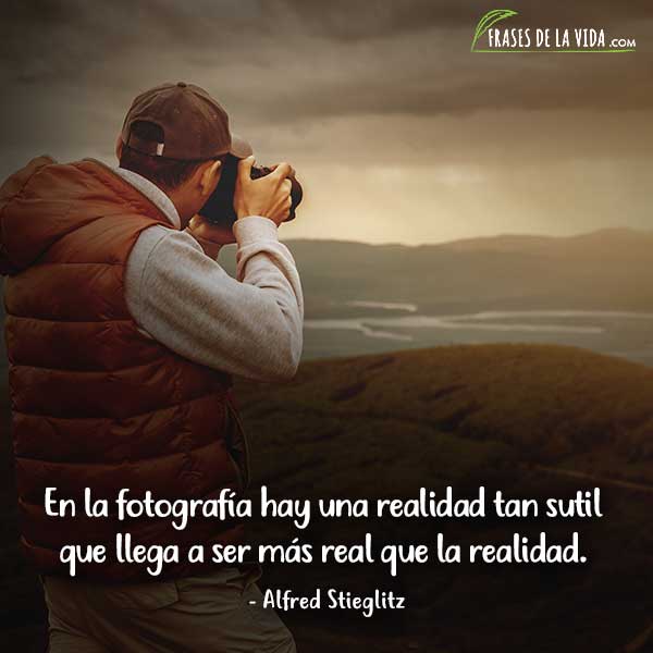 Frases de fotografía, frases de Alfred Stieglitz