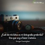 Frases de fotografía, frases de Imogen Cunningham