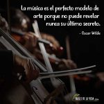 Frases sobre música, frases de Oscar Wilde