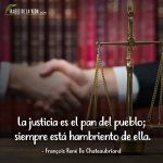 Frases de justicia, frases de François René De Chateaubriand