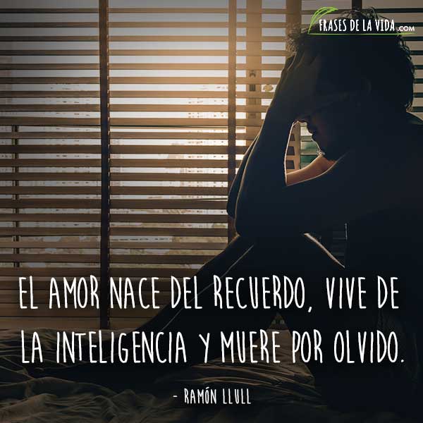 Frases de olvido, frases de Ramón Llull