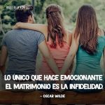 Frases de infidelidad, frases de Oscar Wilde