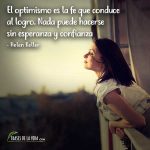 Frases de confianza, frases de Helen Keller