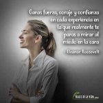 Frases de confianza, frases de Eleanor Roosevelt