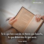 Frases de lectura, frases de Oscar Wilde