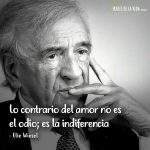 Frases de odio, frases de Elie Wiesel