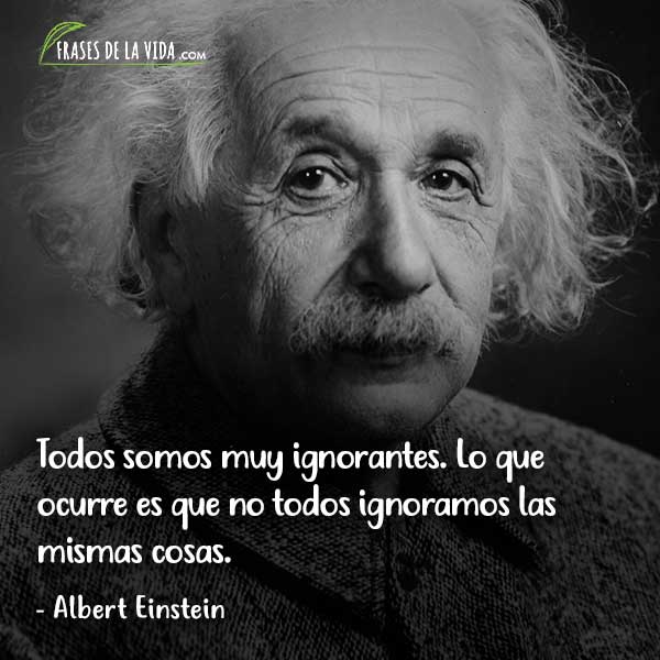 Frases de sabiduría, frases de Albert Einstein