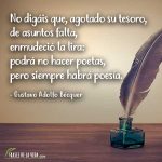 Frases de poesia, frases de Gustavo Adolfo Bécquer