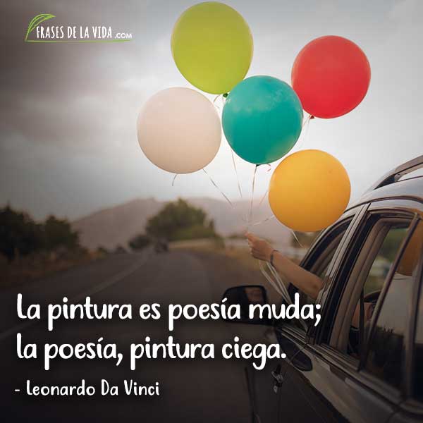 Frases de poesia, frases de Leonardo Da Vinci