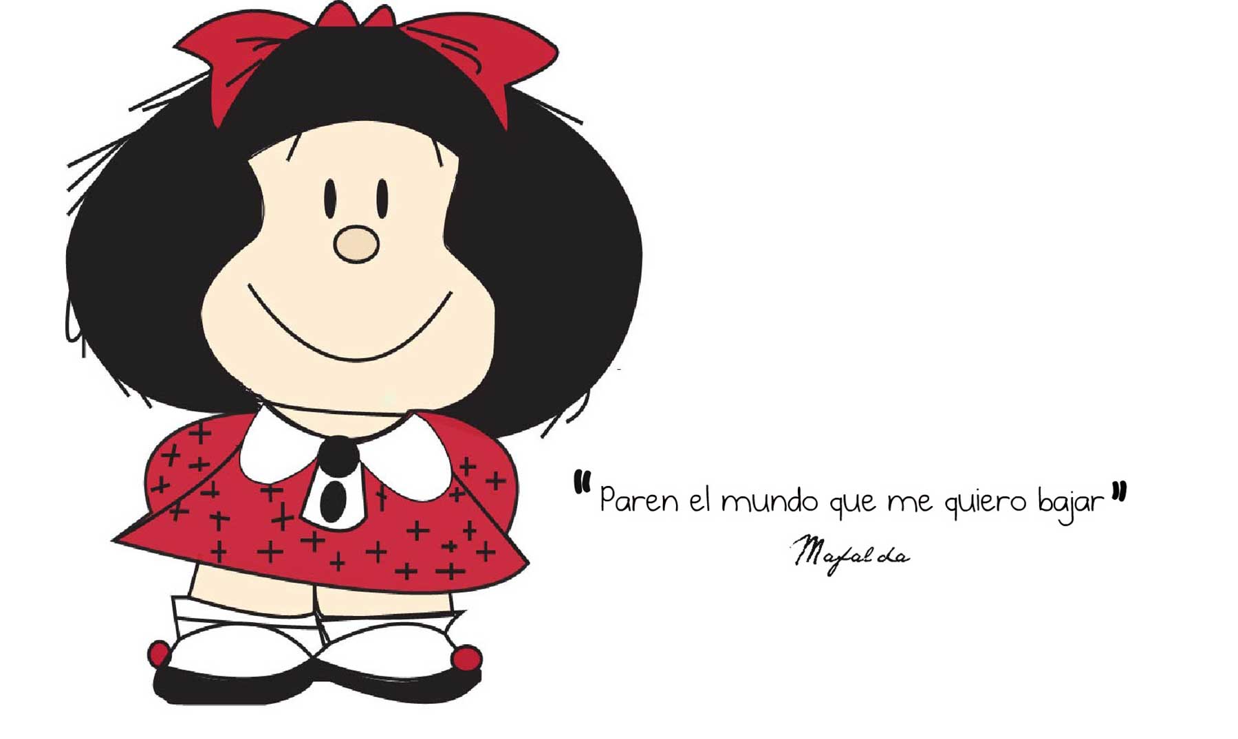 Frases de Mafalda, El problema es que hay más gente interesada que gente interesante.
