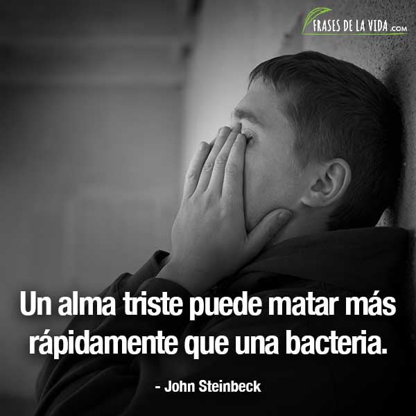 Frases de tristeza, frases de John Steinbeck