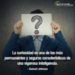 Frases sobre la curiosidad, frases de Samuel Johnson