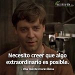 Frases de películas, frases de una mente maravillosa