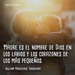 Frases a la madre, frases de William Makepeace Thackeray