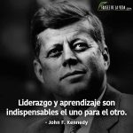 Frases de liderazgo, frases de John F. Kennedy