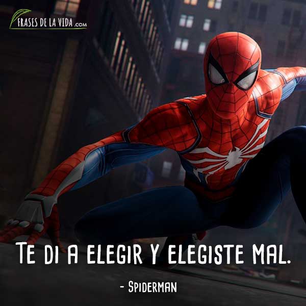 Frases de Spiderman Frases de la Vida