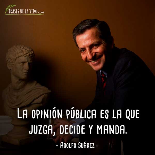 frases de Adolfo Suárez