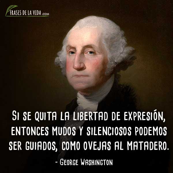 frases de George Washington