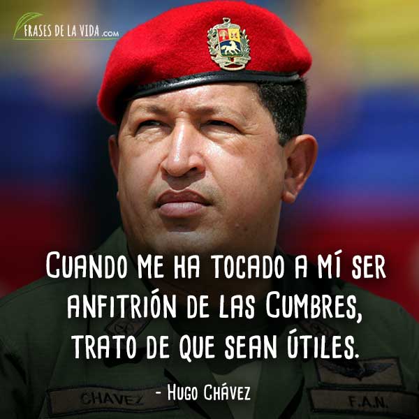 70 Frases de Hugo Chávez | La presidencia de Venezuela [Con Imágenes]