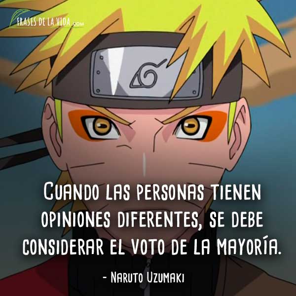 Las 90 mejores frases de Naruto