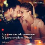 frases de amor en portugués