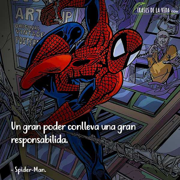 Frases de cómics - Spider-Man