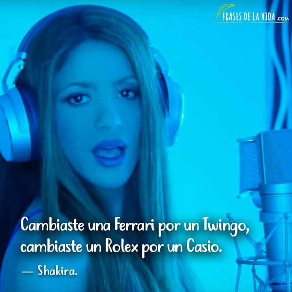 frases de Shakira bizarap
