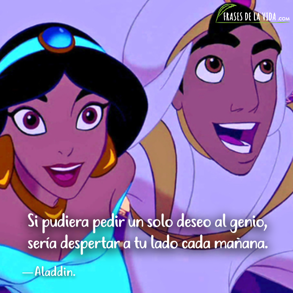 frases de Aladdin sobre la aventura y el amor